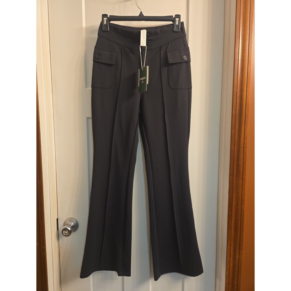 Halara High Waisted Side Flap Pocket Flare Casual Cargo Pants Size Small Petite - Picture 4 of 16